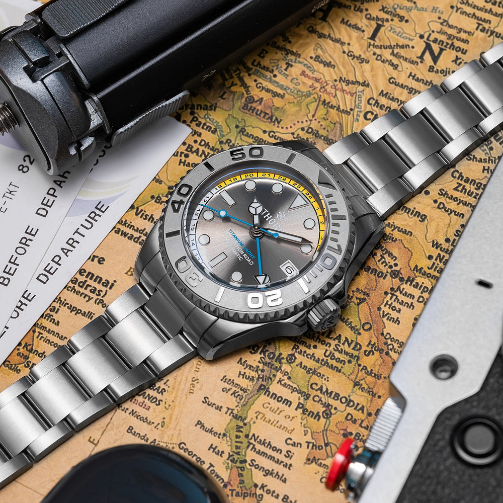 THORN Titanium Helium Valve NH34 GMT Watch