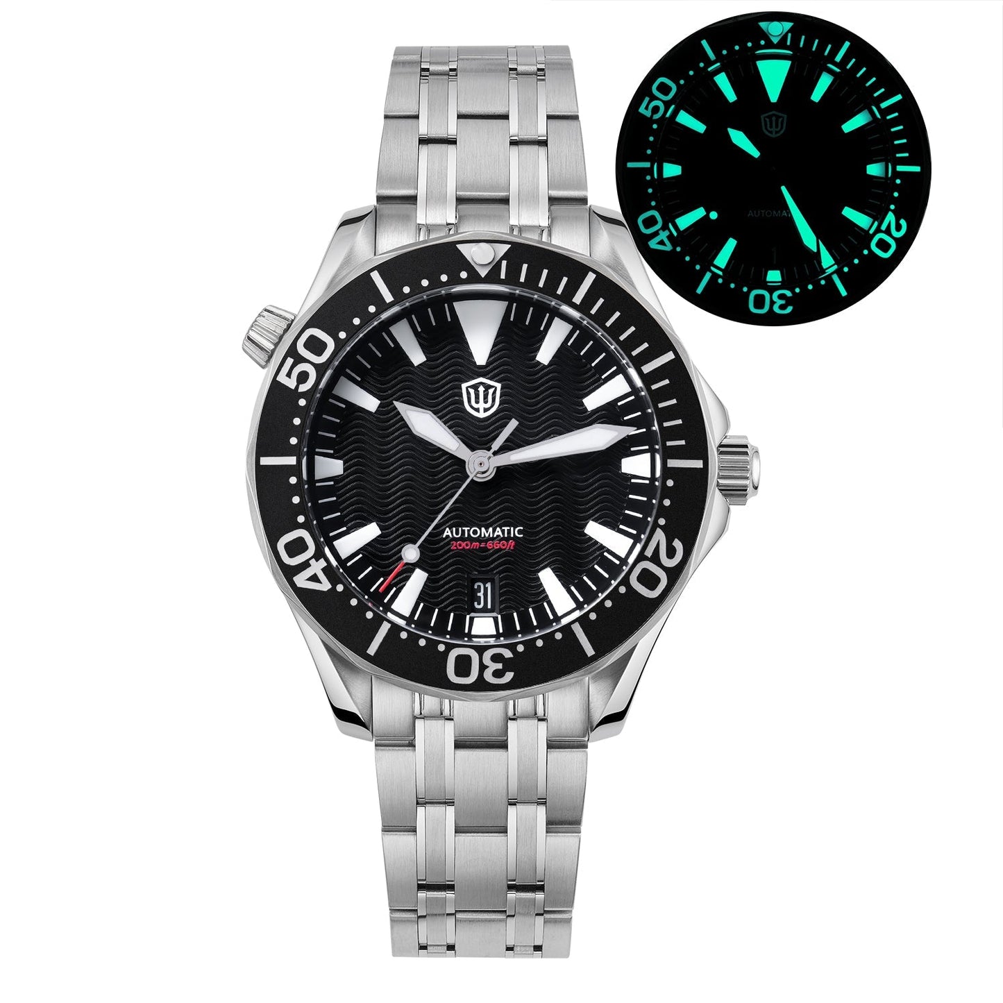 Watchdives WD007ST 39mm NTTD Dive Watch