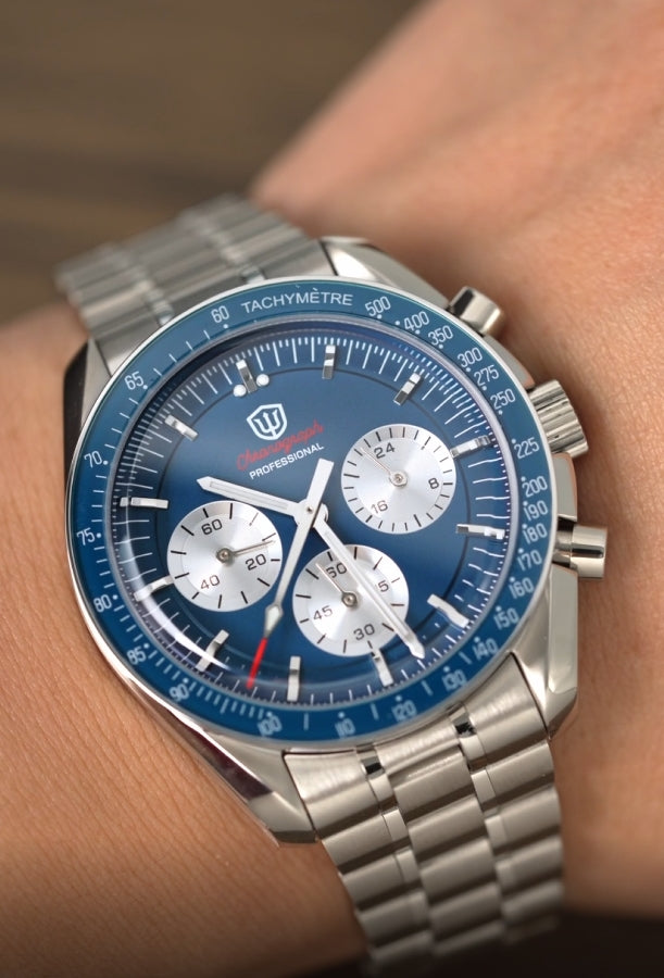 Watchdives 39mm VK63 Chronograph Watch WD1863