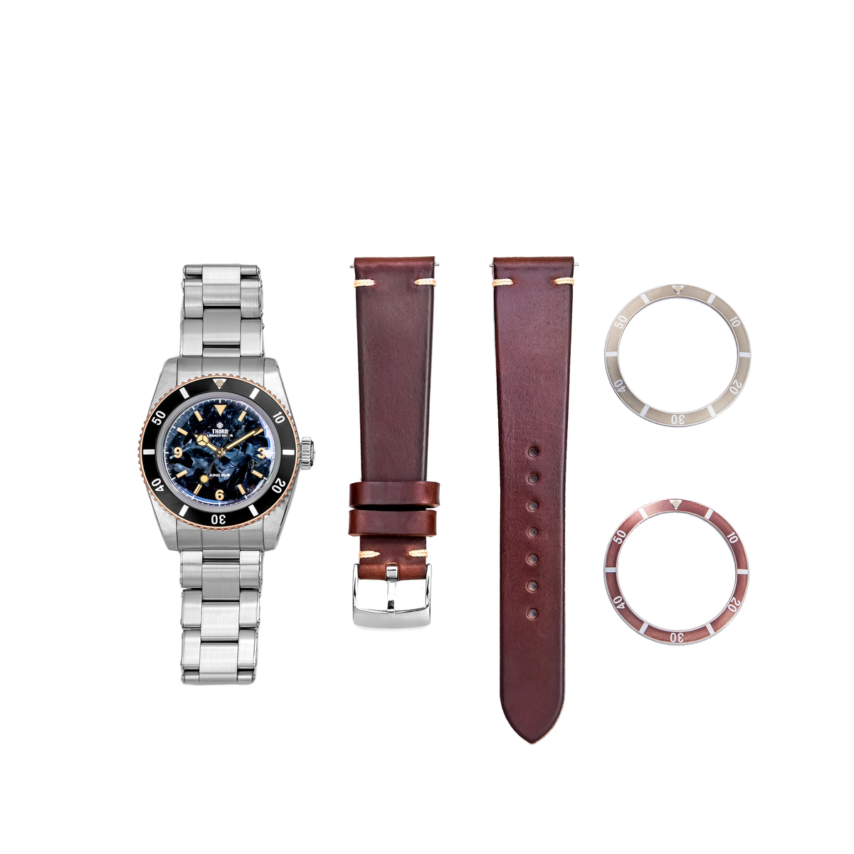 Thorn 37mm SW200 Automatic Dive Watch T027 Pietersite Dial