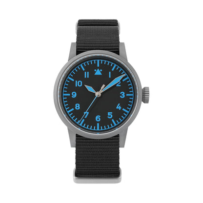 Militado 37mm Sapphire Crystal Retro Flieger Pilot Watch Ml10 V2