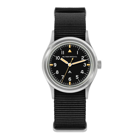Militado 36mm Retro Military Watch Vh31/Vh65 Sweeping Hand Ml14 V2