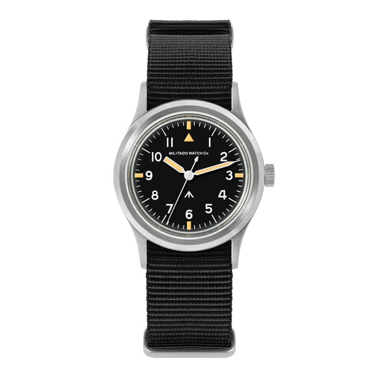 Militado 36mm Retro Military Watch VH31/VH65 Sweeping Hand ML14 V2