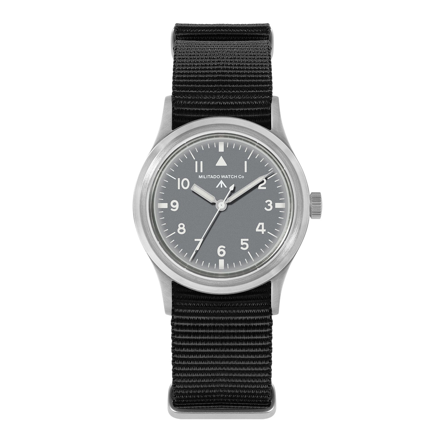 Militado 36mm Retro Military Watch Vh31/Vh65 Sweeping Hand Ml14 V2