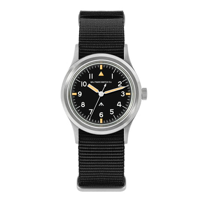 Militado 36mm Retro Military Watch Vh31/Vh65 Sweeping Hand Ml14 V2