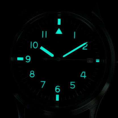 Militado 36mm Retro Military Watch VH31/VH65 Sweeping Hand ML14 V2