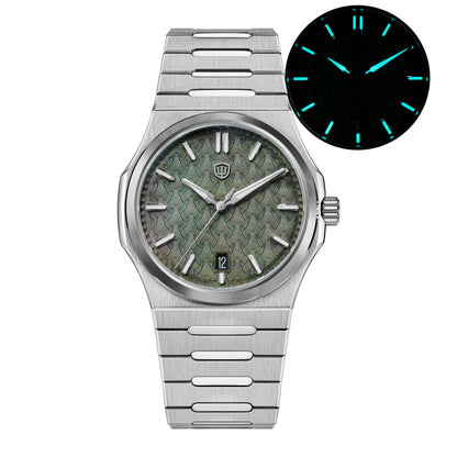 Watchdives WDC0001 PREMIER automatic movement visible through the sapphire caseback
