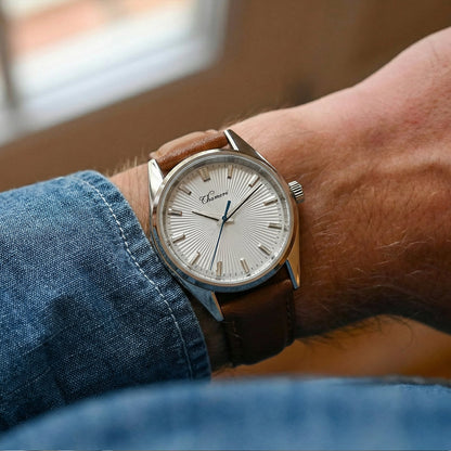 Chameri 40mm VH31 Quartz Sweep Second Watch GS05