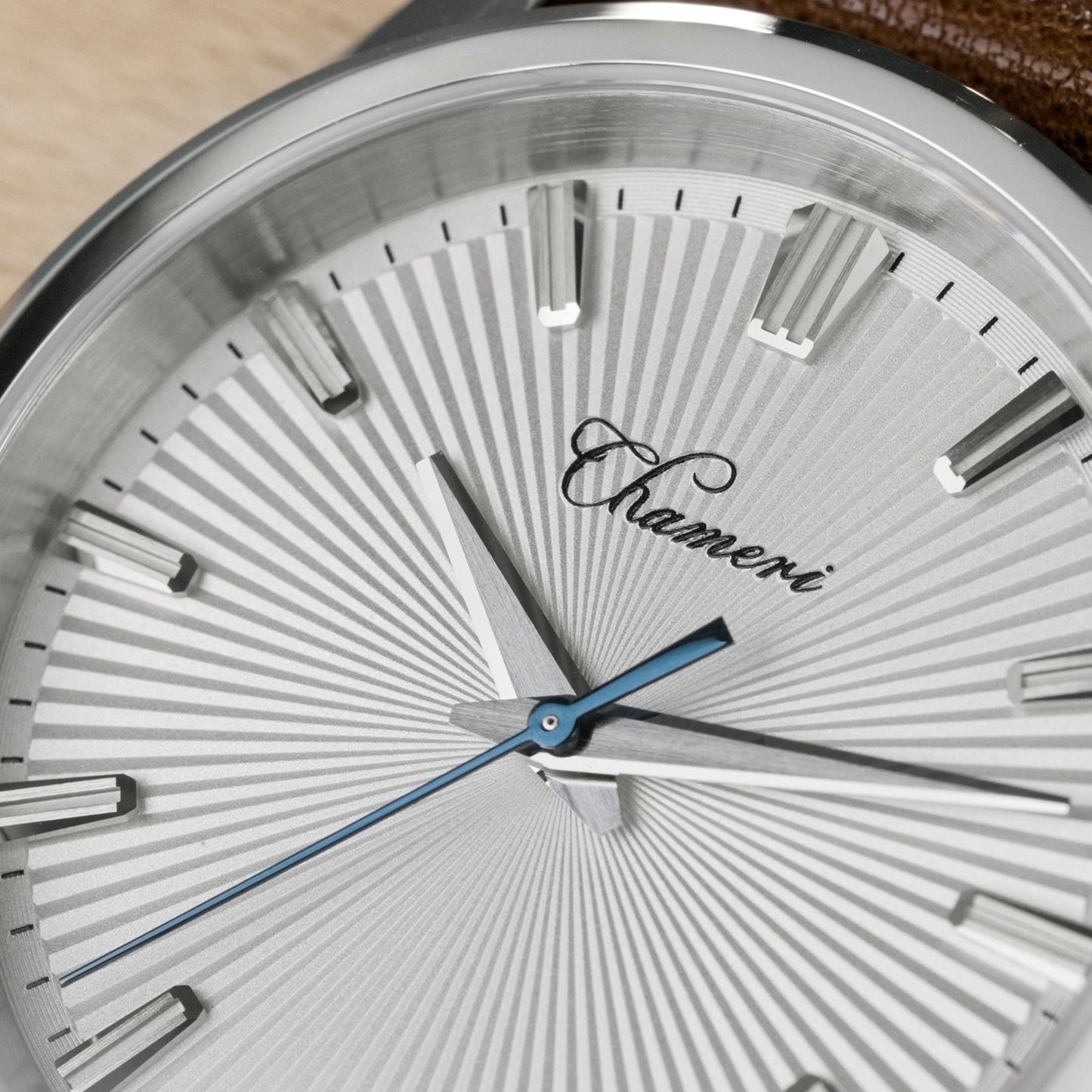 Chameri 40mm VH31 Quartz Sweep Second Watch GS05