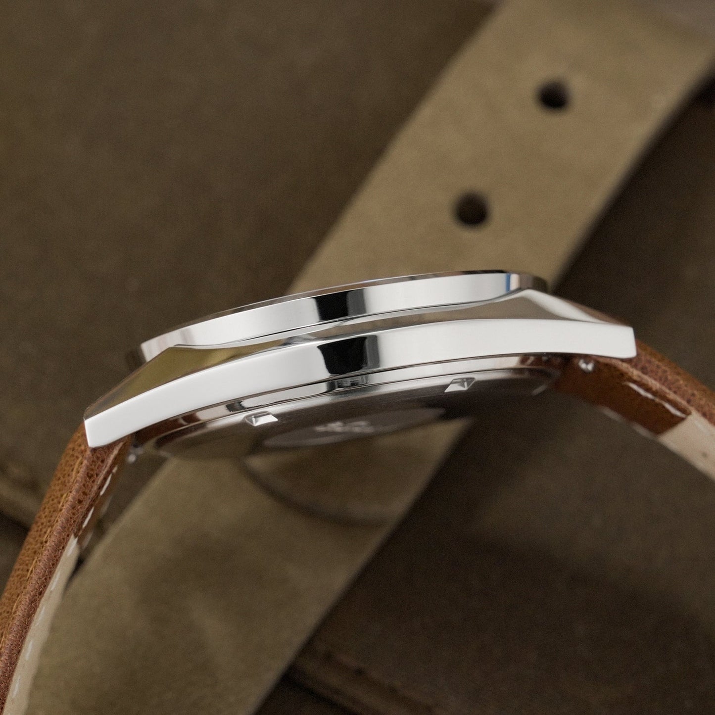 Chameri 40mm VH31 Quartz Sweep Second Watch GS05
