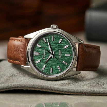 Chameri 40mm VH31 Quartz Sweep Second Watch GS05