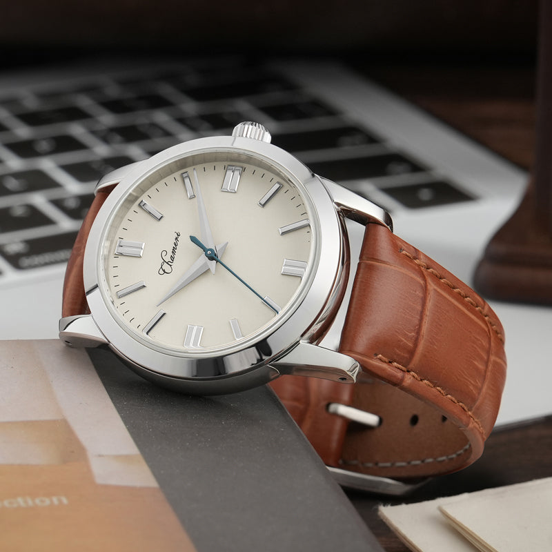 Chameri 37mm VH31 Sweep Second Quartz Watch GS03 – Thorn Watch