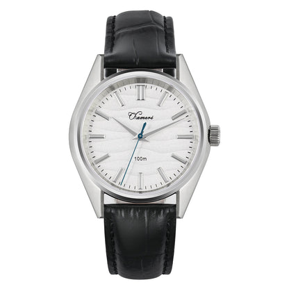 Chameri 37mm VH31 Sweep Second Quartz Watch GS04