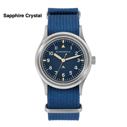 Militado 36mm Retro Military Watch VH31/VH65 Sweeping Hand ML14 V2