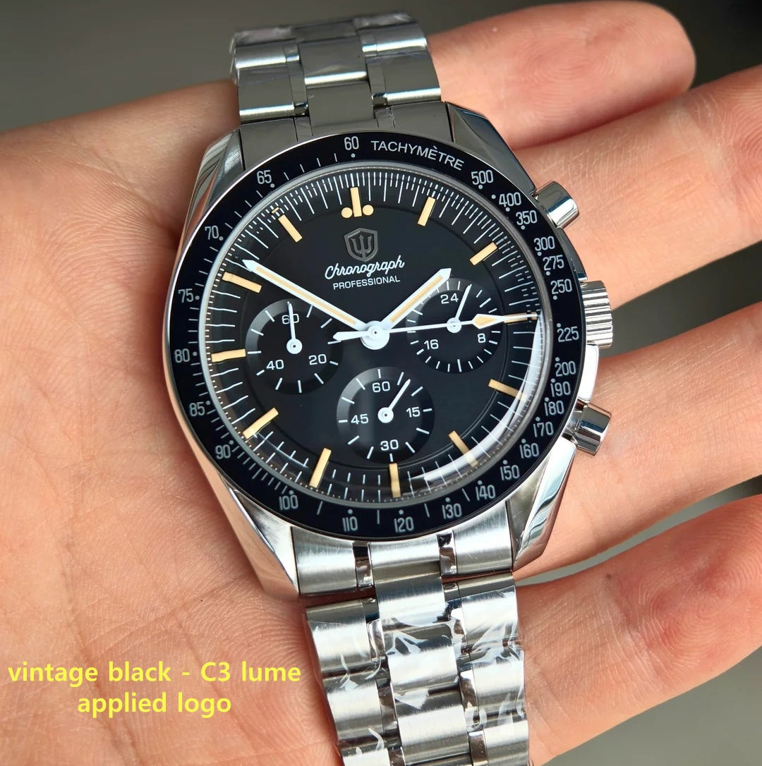Watchdives 39mm VK63 Chronograph Watch WD1863