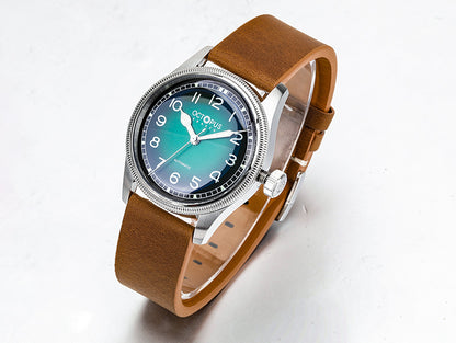 Octopus Kraken 38mm Coin Bezel Pilot Men Watch