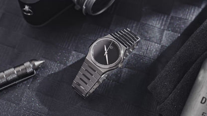 Watchdives WDC0001 PREMIER Musou Black dial video, Miyota 90S5 no-date movement