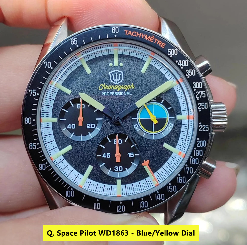 Watchdives 39mm VK63 Chronograph Watch WD1863- Classic Collection