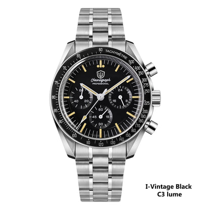 Watchdives 39mm VK63 Chronograph Watch WD1863