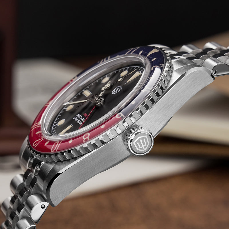 Watchdives WD6542 38mm GMT Men Watch