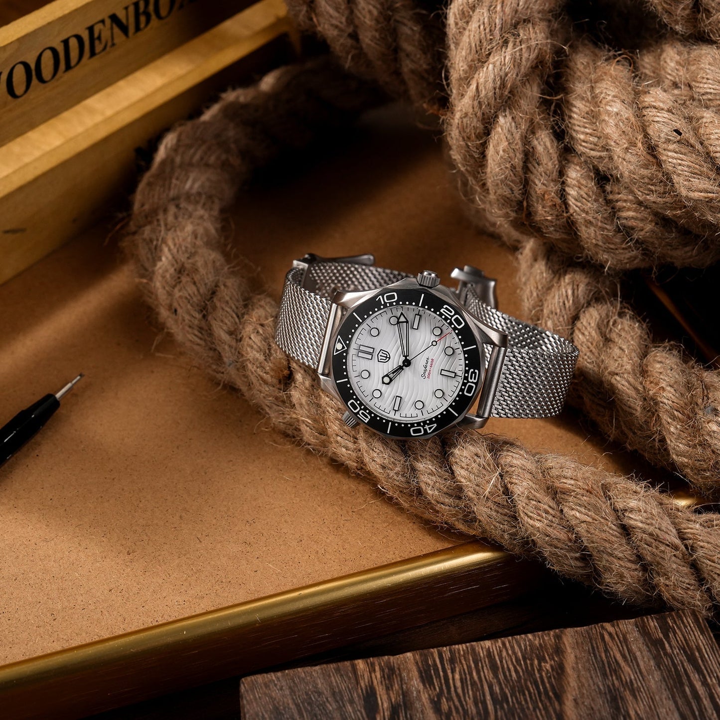 Seafarer WD007Q VH31 Titanium NTTD Dive Watch