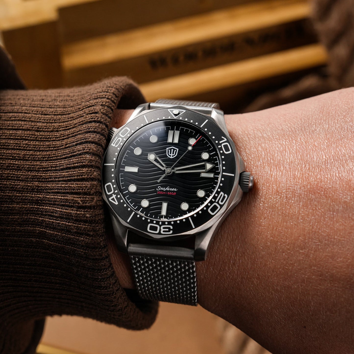 Seafarer WD007Q VH31 Titanium NTTD Dive Watch