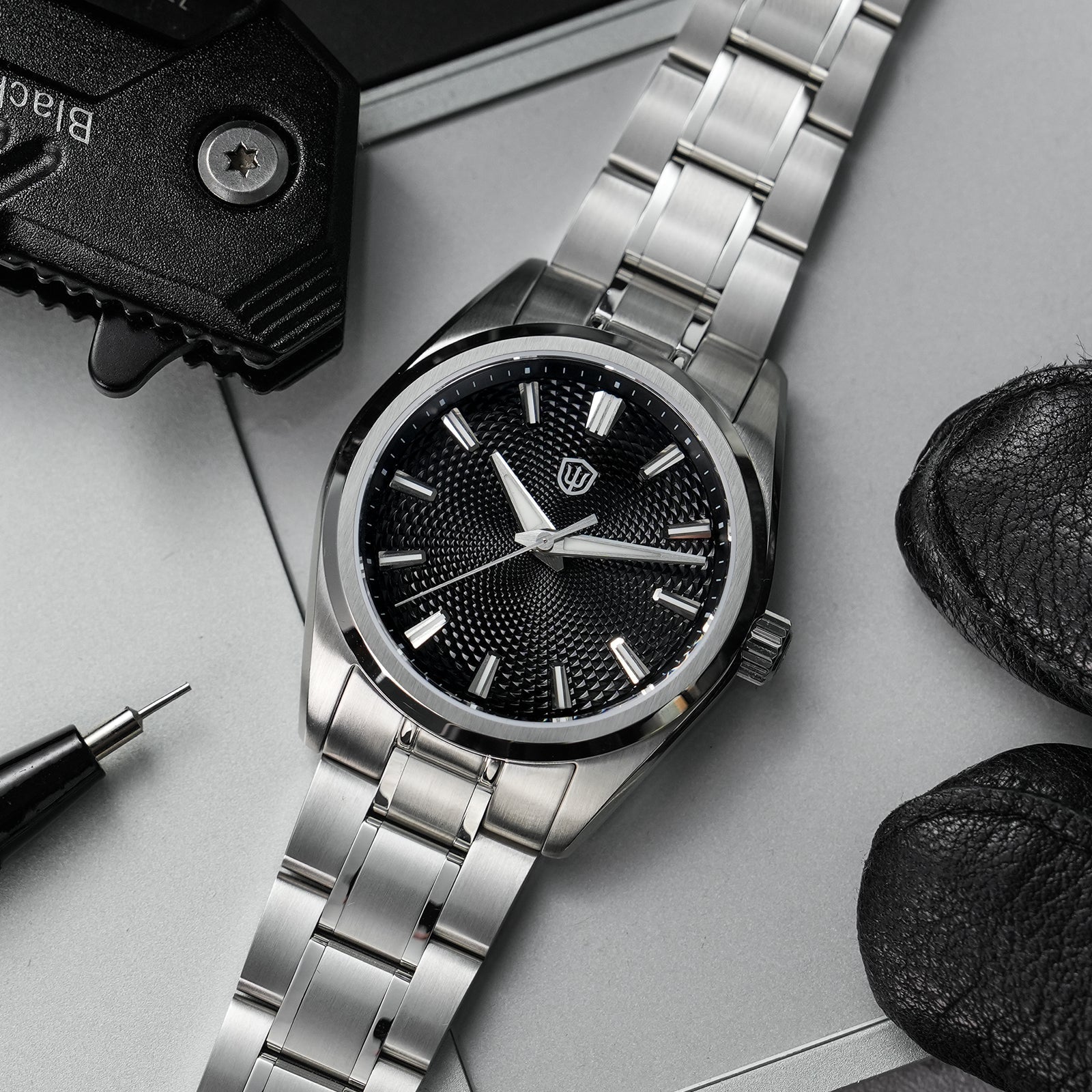 Watchdives WD0003G Guilloche Dial VH31 Men Watch – Thorn Watch