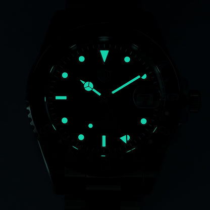 Watchdives WD0014 Aluminum Bezel Vintage NH34 GMT Watch