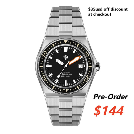 🔥EarlyBird🔥Watchdives Premier WD0017 VH31/Ronda 515 Diver Watch