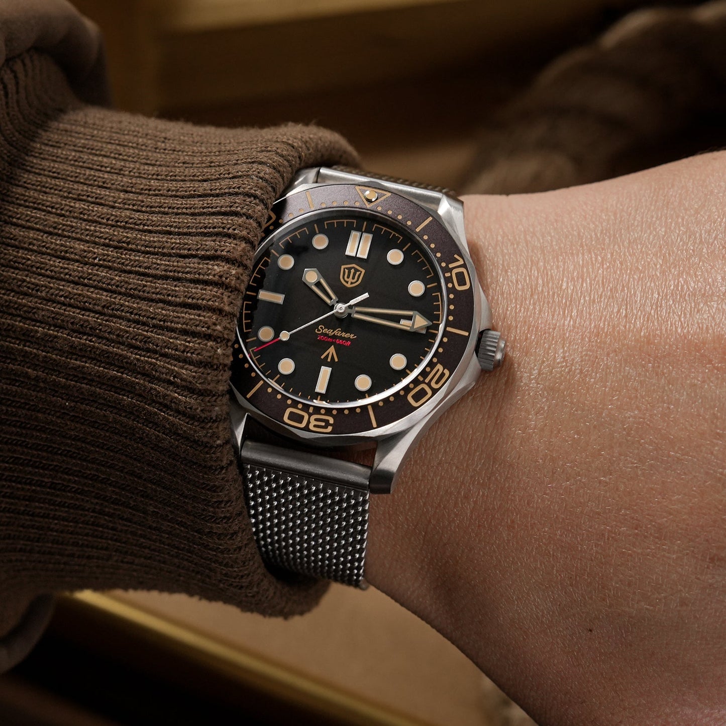 Seafarer WD007Q VH31 Titanium NTTD Dive Watch