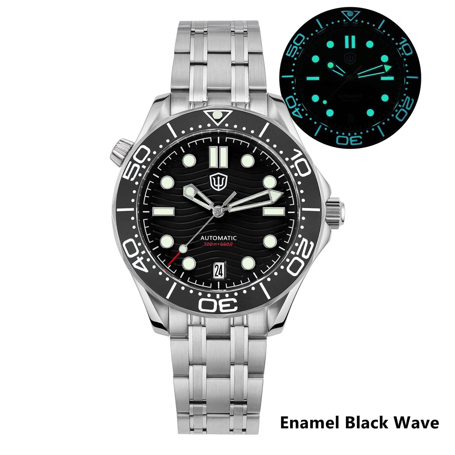 Watchdives WD007ST 39mm NTTD Dive Watch