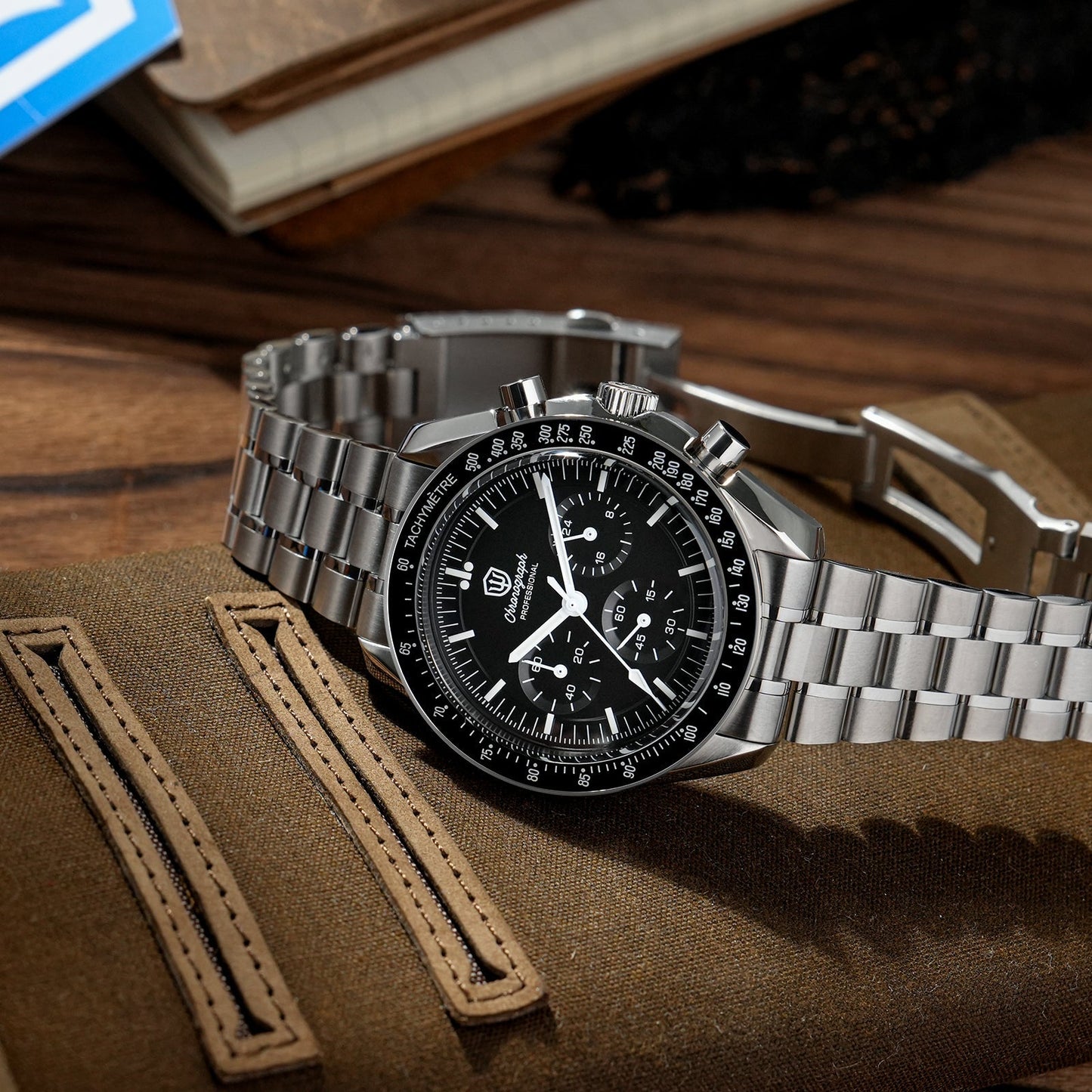 🔥SuperDeals🔥Watchdives 40mm WD1860 VK63 Chronograph Watch