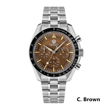 Watchdives 39mm VK63 Chronograph Watch WD1863
