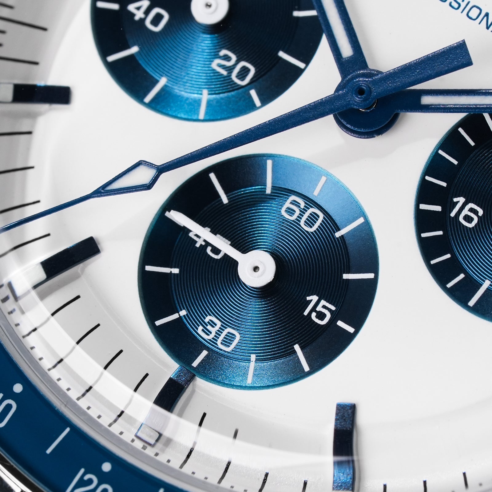 Watchdives 39mm VK63 Chronograph Watch WD1863 - Panda Collection