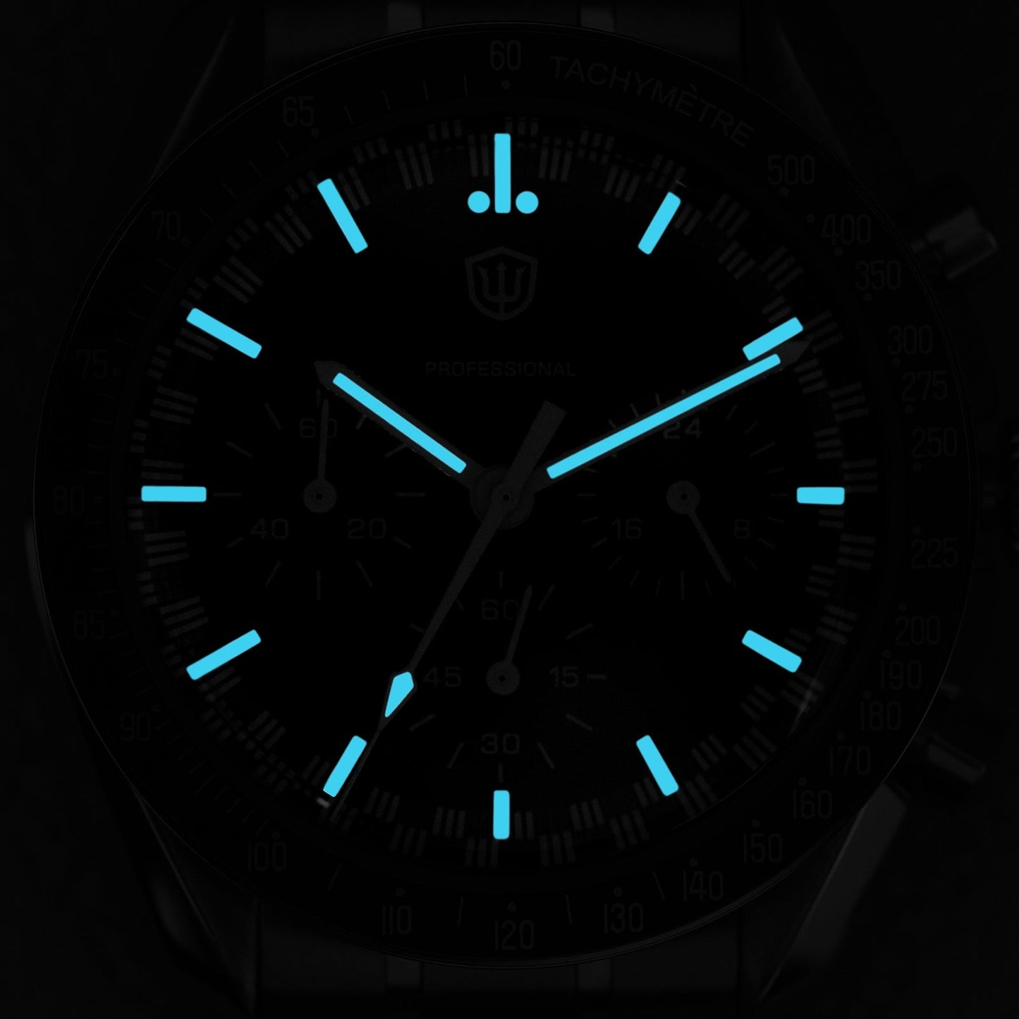 Watchdives 39mm VK63 Chronograph Watch WD1863