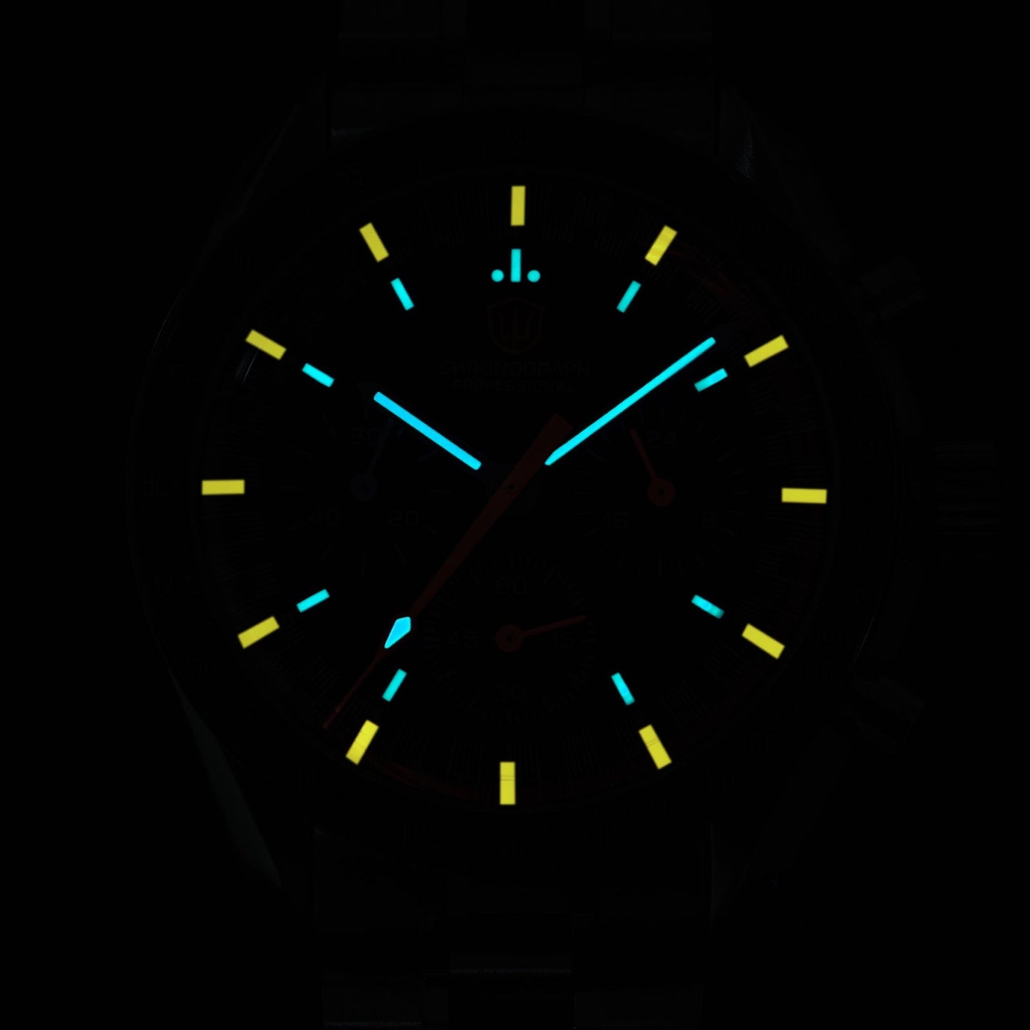 Watchdives 39mm VK63 Chronograph Watch WD1863