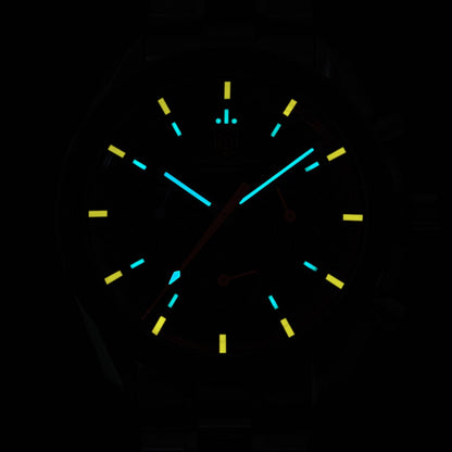 Watchdives 39mm VK63 Chronograph Watch WD1863