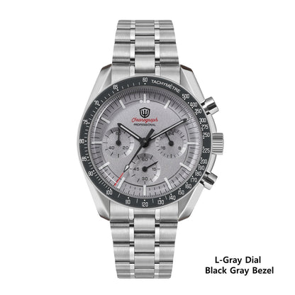 Watchdives 39mm VK63 Chronograph Watch WD1863
