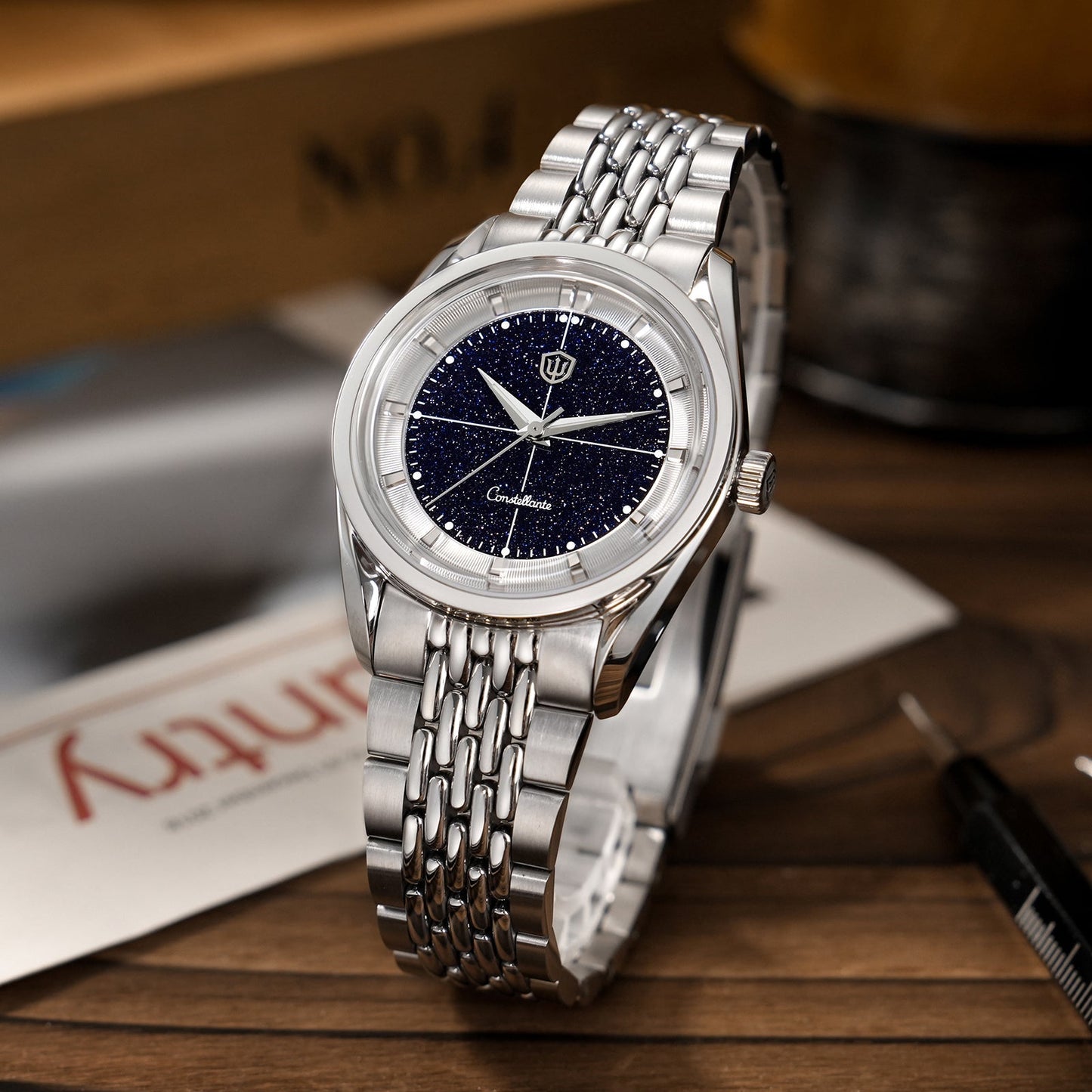 Watchdives WD1954 Arctic Classic 36mm VH31 Watch