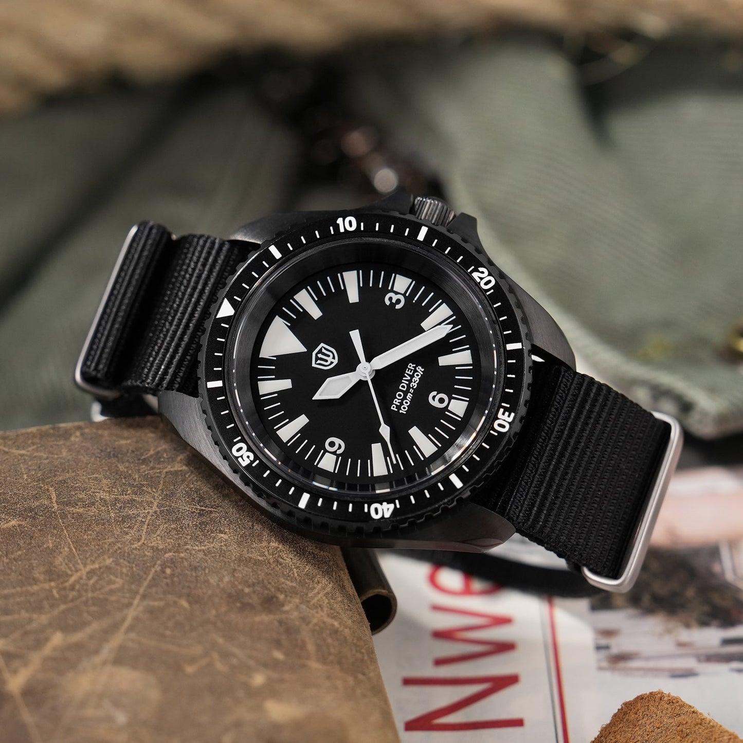 🔥WeeklyDeals🔥Watchdives WD1980 VH31 Military Diver Watch V3