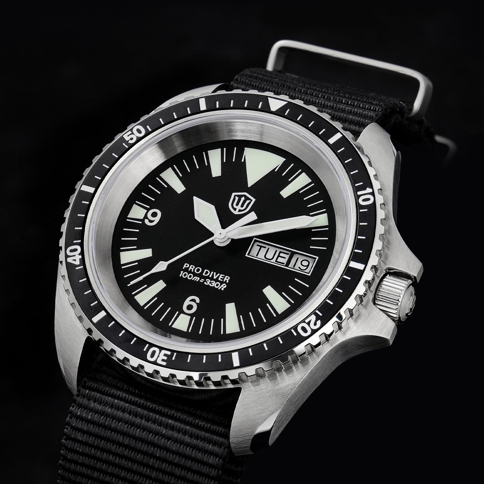 [新品]イギリス軍CWCタイプ ミリタリーダイバーズウォッチWD1980 V3 Watchdives WD1980 VH31 Military Diver Watch V3 – Thorn Watch