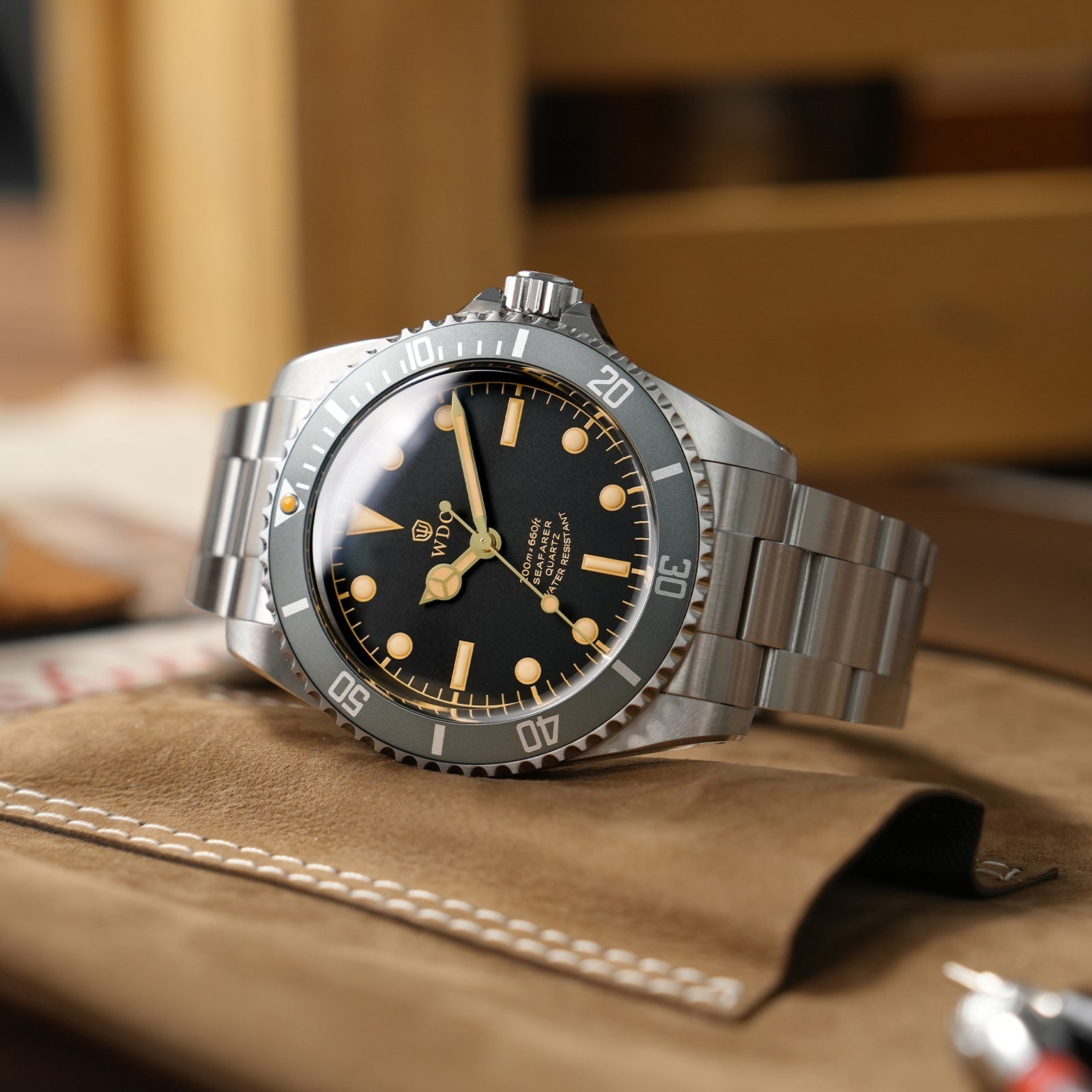 Watchdives Seafarar WD5513Q 40mm VH31 Sub Diver Watch – Thorn