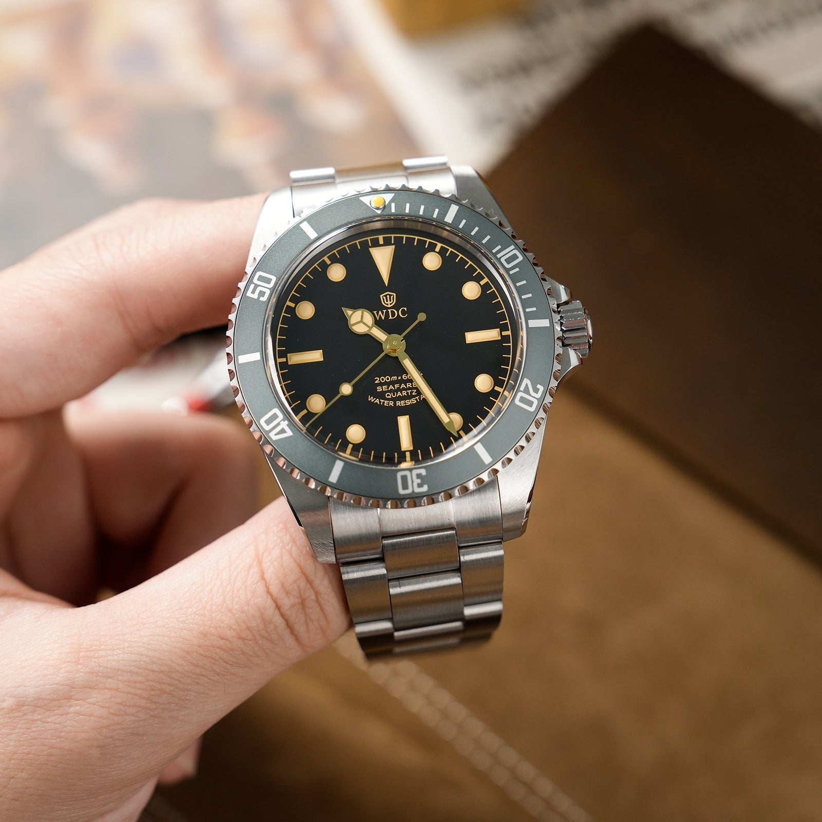 Watchdives Seafarar WD5513Q 40mm VH31 Sub Diver Watch – Thorn
