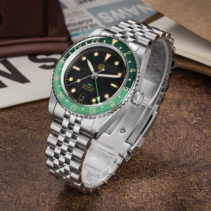 Watchdives WD6542 38mm GMT Men Watch