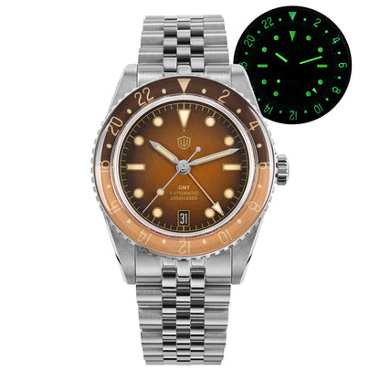 Watchdives WD6542 38mm GMT Men Watch