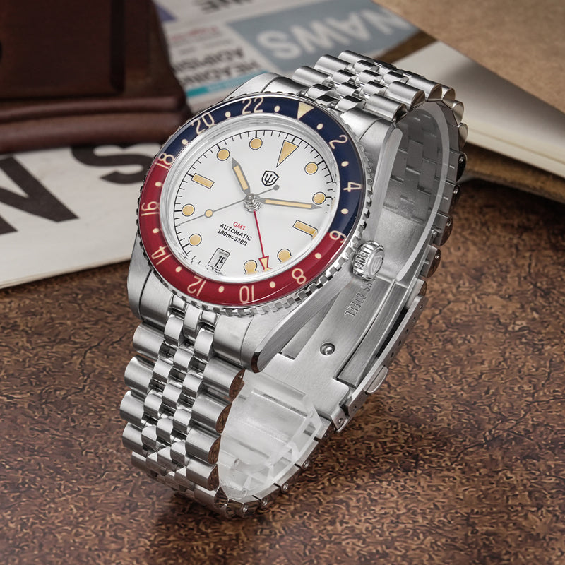 Watchdives WD6542 38mm GMT Men Watch