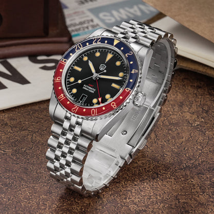 Watchdives WD6542 38mm GMT Men Watch