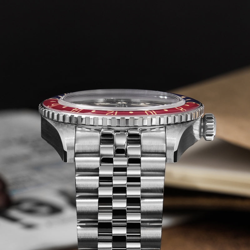 Watchdives WD6542 38mm GMT Men Watch
