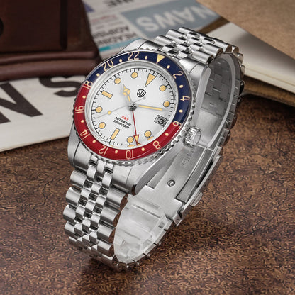 Watchdives WD6542 38mm GMT Men Watch