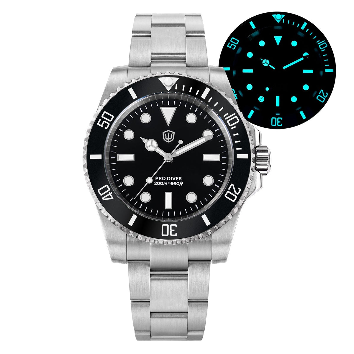 Watchdives WD1680Q VH31 Sub Diver Watch V2 – Thorn Watch Official 